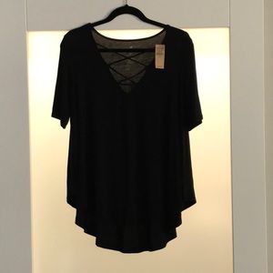 NWT American Eagle Soft & Sexy T, Medium Black